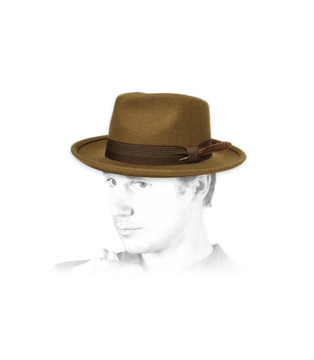 olive-green fedora Brixton Swindle II Fedora olive